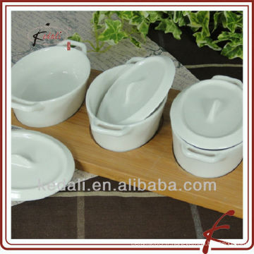 Hot Recommander Durable Céramique Porcelaine Snack Serving Dish Fruit Dish